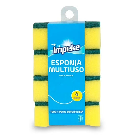 Esponja Multiuso x 4