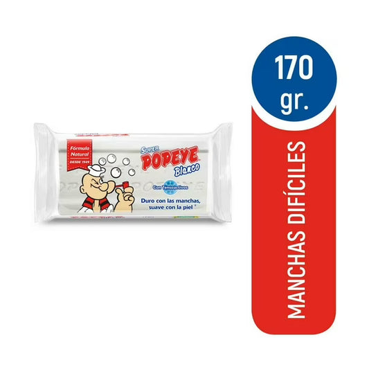Jabon Popeye Barra - Blanco