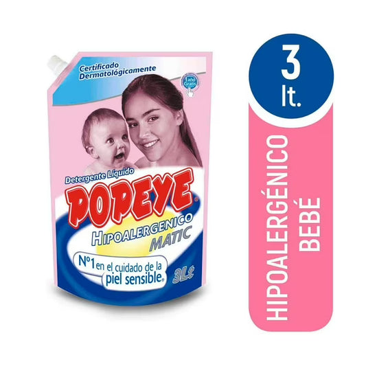 Popeye Hipoalergénico 3 Lt